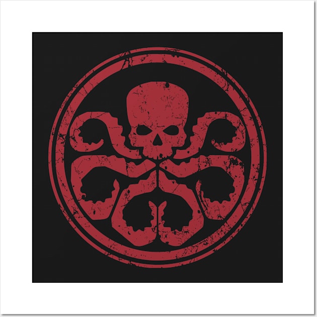 Vintage Hydra Emblem Wall Art by Uniq_Designs